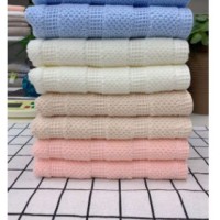 Soft Bath Towels, Plain Color Coral Fleece Bath Towel