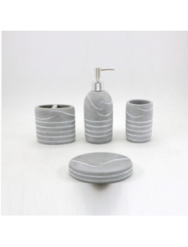 Bathroom Accessories Set Marble