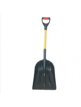 PP MATERIAL SNOW SHOVEL WITH FIBERGLASS HANDLE