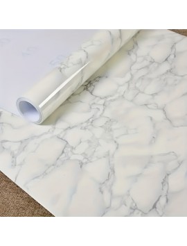 Fusion Graphix White Granite Look Marble Gloss Film Vinyl Self Adhesive Counter Top